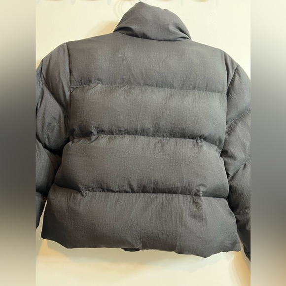 Blue Blush Puffer Crop Jacket - Picture 10 of 17